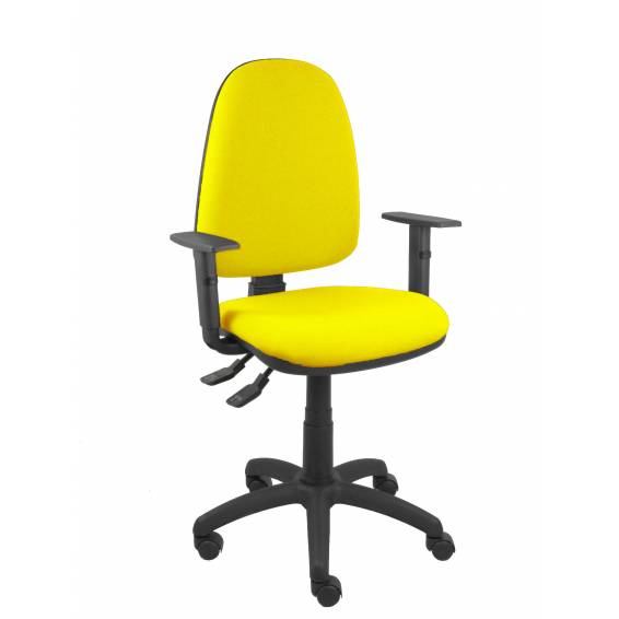 Silla Aýna S bali amarillo con brazos regulables