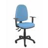 Silla de oficina ergonómica con mecanismo asincro regulable en altura y con brazos regulables azul - 04ASB13B10CRN