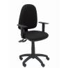 Silla de oficina ergonómica con mecanismo asincro regulable en altura y con brazos regulables negro - 04ASB840B10CRN