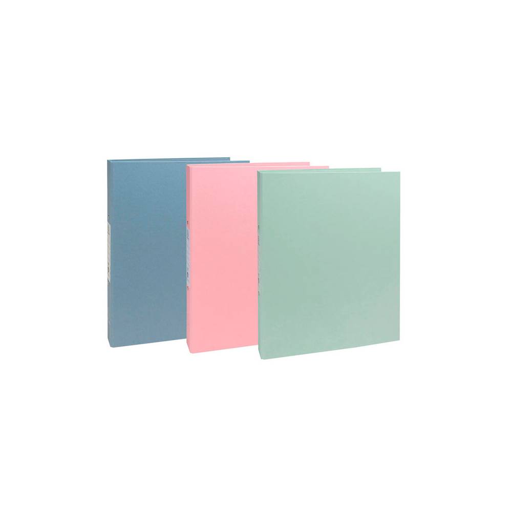 Carpeta de 2 anillas 30 mm redondas exacompta autentik din a4+ carton reciclado forrado colores surtidos - 54239E