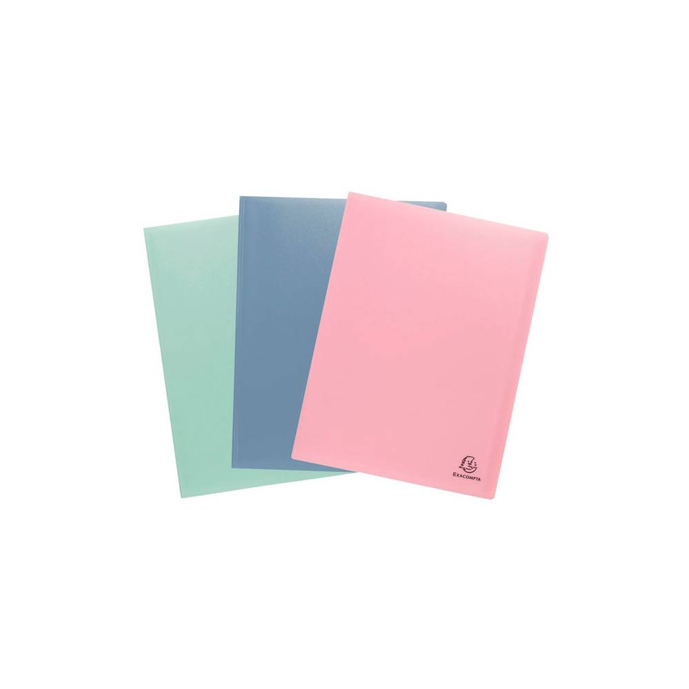 Carpeta exacompta autentik escaparate 40 fundas din a4 polipropileno reciclado colores surtidos - 88439E