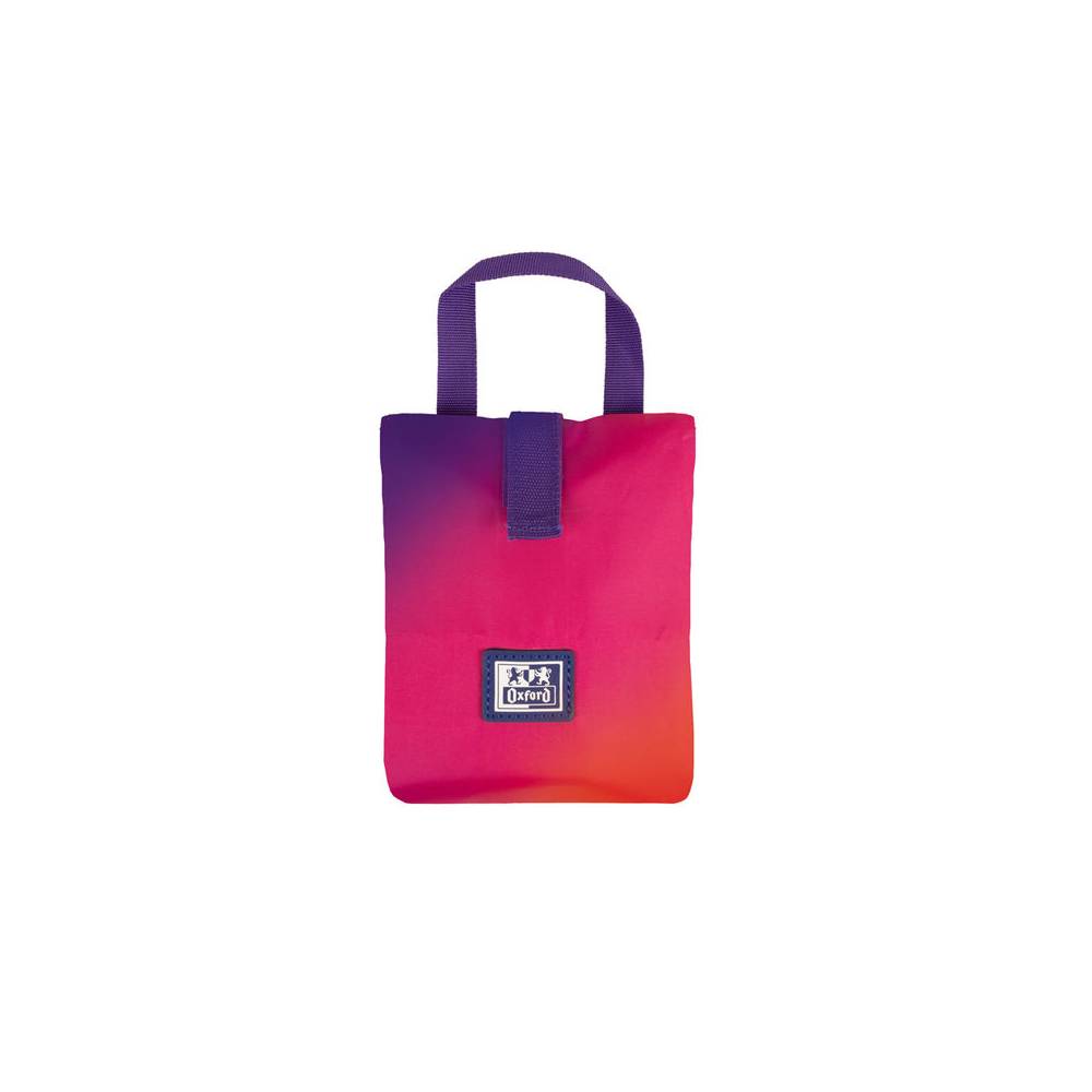 Bolso sandwich oxford bag sunset gradient con asa y cierre velcro 110x200 mm - 400195418
