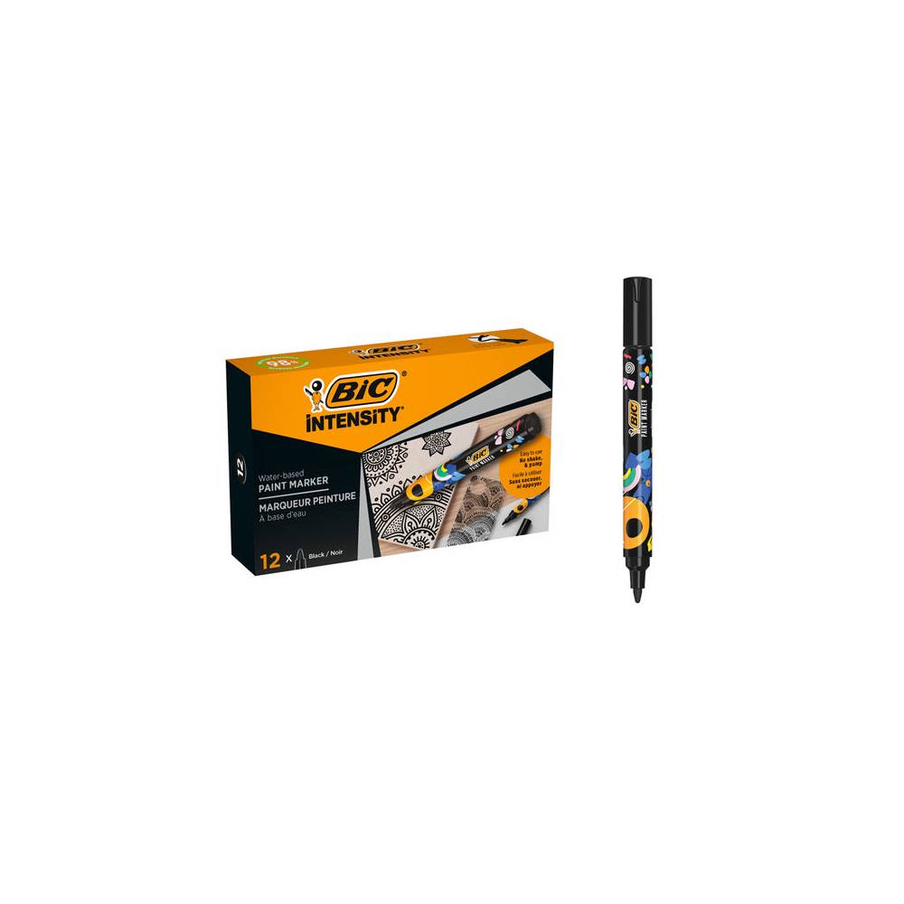 Rotulador bic intensity paint marker color negro - 527477