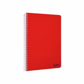 Cuaderno espiral liderpapel din a5 smart tapa blanda 80h 75gr cuadro 6mm con margen colores surtidos - BC07