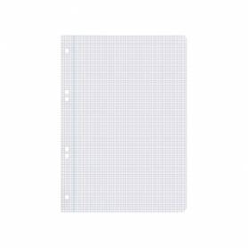 Recambio liderpapel din a4 100 hojas 75 gr cuadro 4 mm con margen 16 taladros - RF11