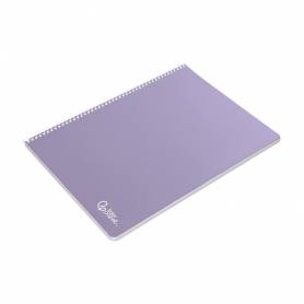 Cuaderno espiral liderpapel din a4 smart tapa blanda 80h 75gr cuadro 6 mm con margen colores surtidos - BF07