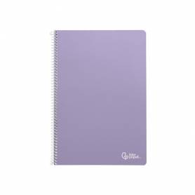 Cuaderno espiral liderpapel din a4 smart tapa blanda 80h 75gr cuadro 8 mm con margen colores surtidos - BF08