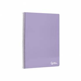 Cuaderno espiral liderpapel din a4 smart tapa blanda 80h 75gr milimetrado 2mm colores surtidos - BF04