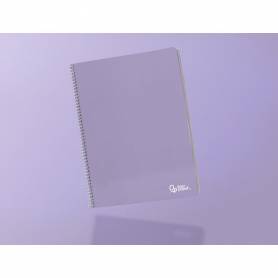 Cuaderno espiral liderpapel din a4 smart tapa blanda 80h 75gr milimetrado 2mm colores surtidos - BF04