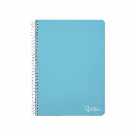 Cuaderno espiral liderpapel din a4 witty tapa dura 80h 90gr cuadro 5mm con margen colores surtidos - BF64