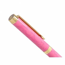 Boligrafo belius wild west aluminio color rosa dorado tinta color azul caja de diseño - BB342