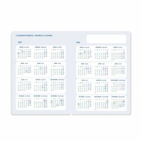 Agenda escolar liderpapel 25-26 espiral classic naranja semana vista a5 bilingüe papelfsc 70 gr - LP554