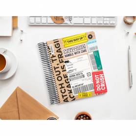 Agenda escolar antartik 25-26 espiral cargo dia pagina a5 bilingüe papel fsc 80 gr - LP653