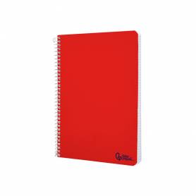 Cuaderno espiral liderpapel din a5 smart tapa blanda 80h 75gr horizontal 8mm con margen colores surtidos - BC02