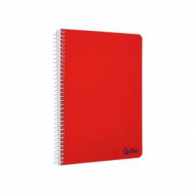 Cuaderno espiral liderpapel din a5 smart tapa blanda 80h 75gr horizontal 8mm con margen colores surtidos - BC02