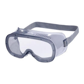 Gafas de proteccion deltaplus panoramicas montura flexible de pvc ventilacion directa talla ajustable color gris
