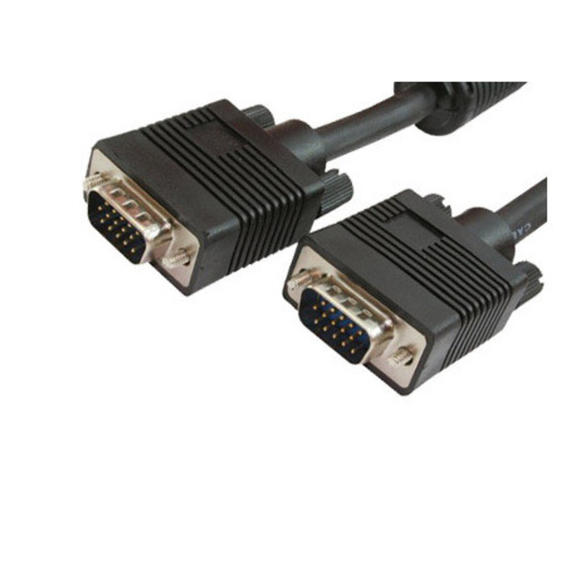 Cable svga mediarange de monitor longitud 5 mt de alta calidad color negro