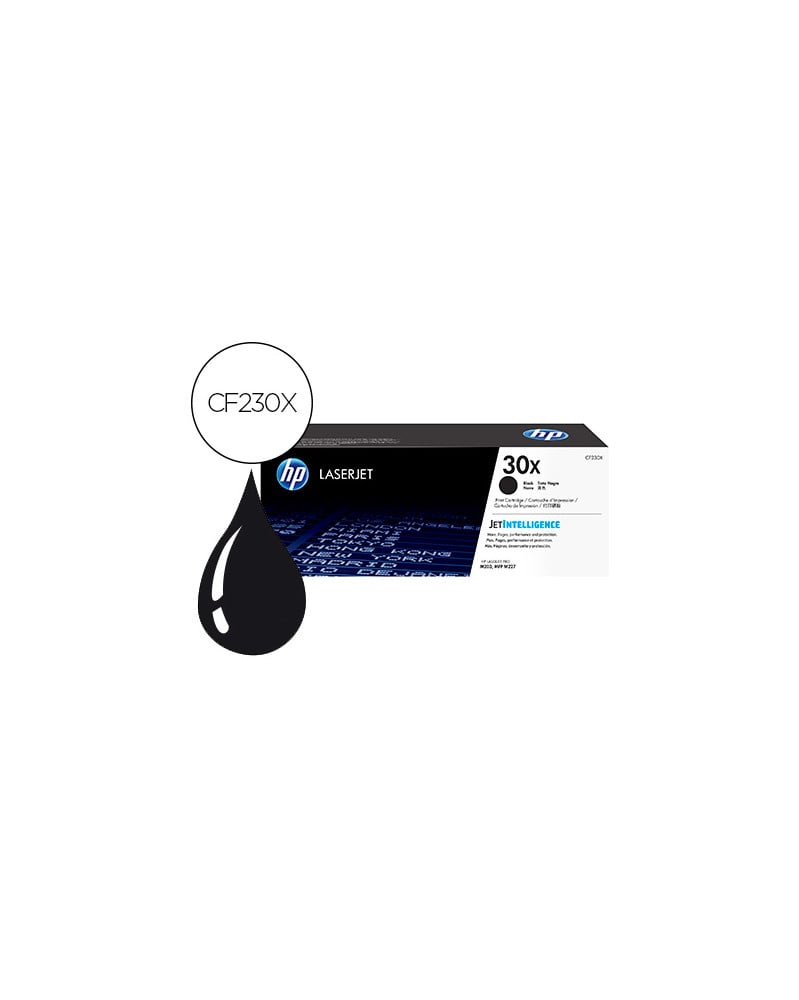 Toner hp cf230x laserjet pro m203/ m227 negro 3500 paginas