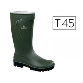 Bota deltaplus de seguridad jouca pvc verde suela de tacos talla 45