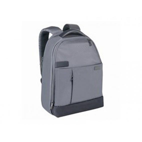 Mochila para portatil leitz 13,3" gris con asa y bolsillos exteriores 320x430x210 mm