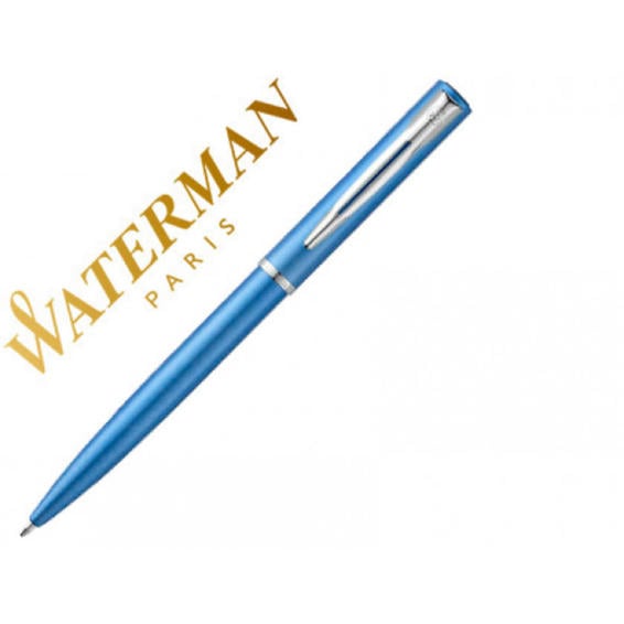 Boligrafo waterman allure laca azul en estuche de regalo