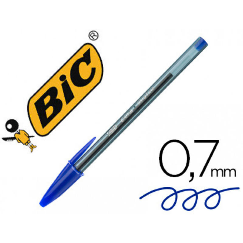 Bolígrafos Bic Cristal Surtidos 20+7 uds