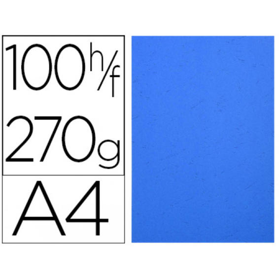 Cartulina exacompta forever avorio din a4 270 g/m2 azul paquete de 100 unidades