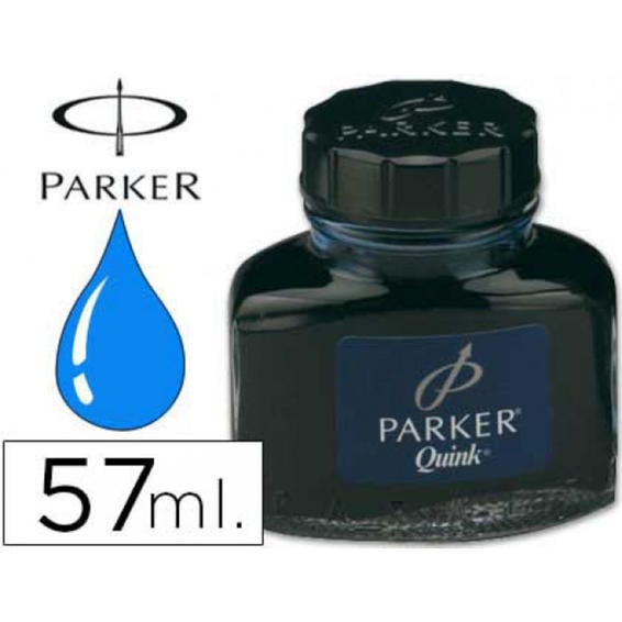 Tinta estilografica parker azul permanente -frasco