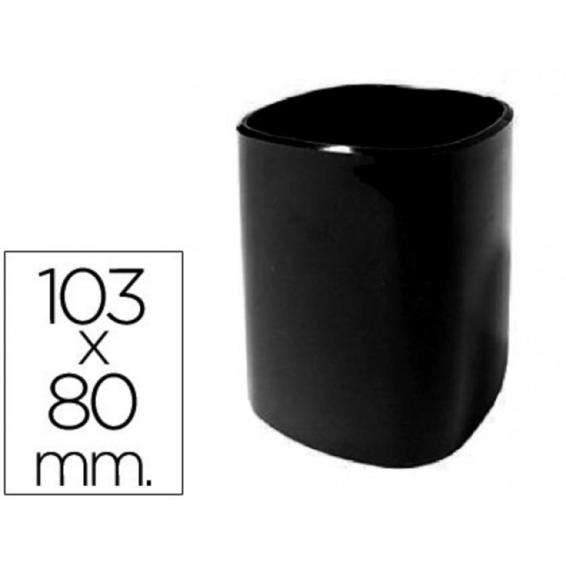 Cubilete portalapices 102-n plastico negro 103x80 mm