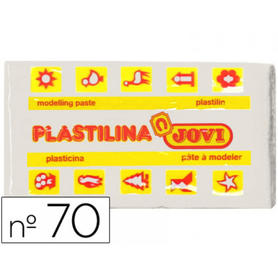 Plastilina jovi 70 blanca -unidad -tamaño pequeño