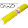 Rollo adhesivo aironfix unicolor amarillo brillo 67007-rollo de 20 mt