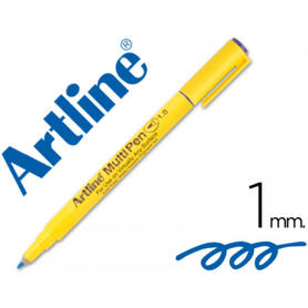 Rotulador artline multipen emp-1 azul punta redonda 1 mm tinta a base de agua