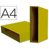 Caja archivador liderpapel color system a4 amarilla - CZ09