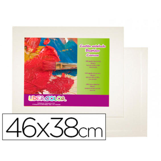 Carton entelado lidercolor 8f 100% fabricado en algodon grosor 0,3 cm 46x38 cm