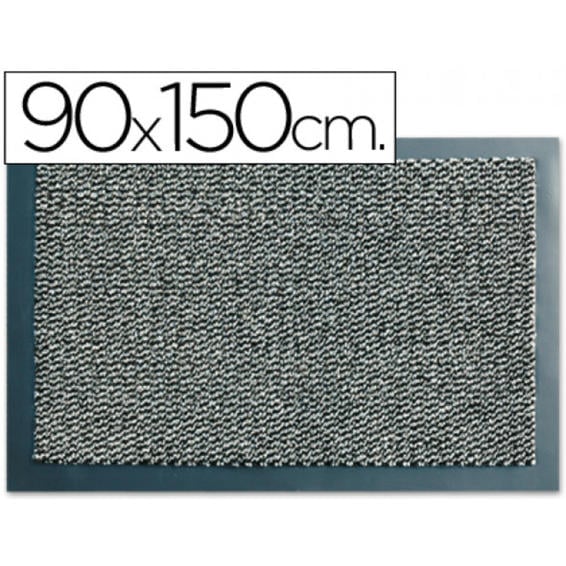 Alfombra fast-paperflow antipolvo lavable gris 90x150 cm