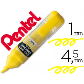 Rotulador pentel fluorescente sl25 amarillo tinta liquida