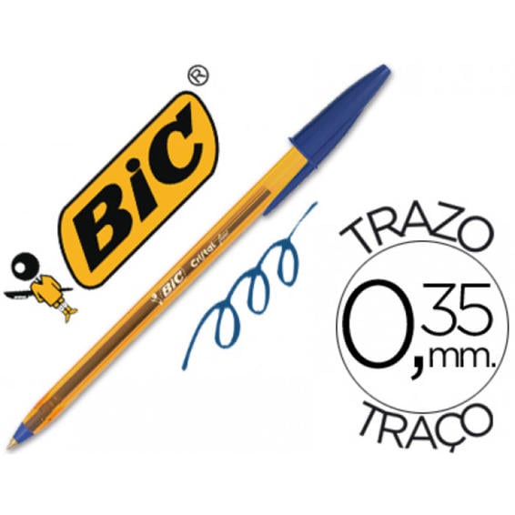 BIC - Bolígrafos Cristal Original de punta fina (0.8 mm) - color negro,  caja de 50