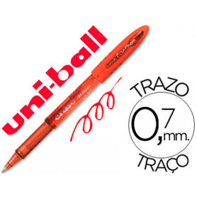 Boligrafo uni-ball uf-202 fanthom borrable 0,7 mm tinta gel rojo