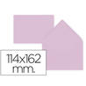 Sobre liderpapel c6 rosa palido 114x162 mm 80gr pack de15 unidades - SB31