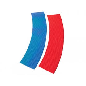 Curva amaya de caucho antideslizante set 10 unidades colores surtidos longitud 365 mm
