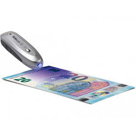Detector de billetes falsos bolsillo safescan 35 ultravioleta tinta magnetica e hilo metalico con baterias