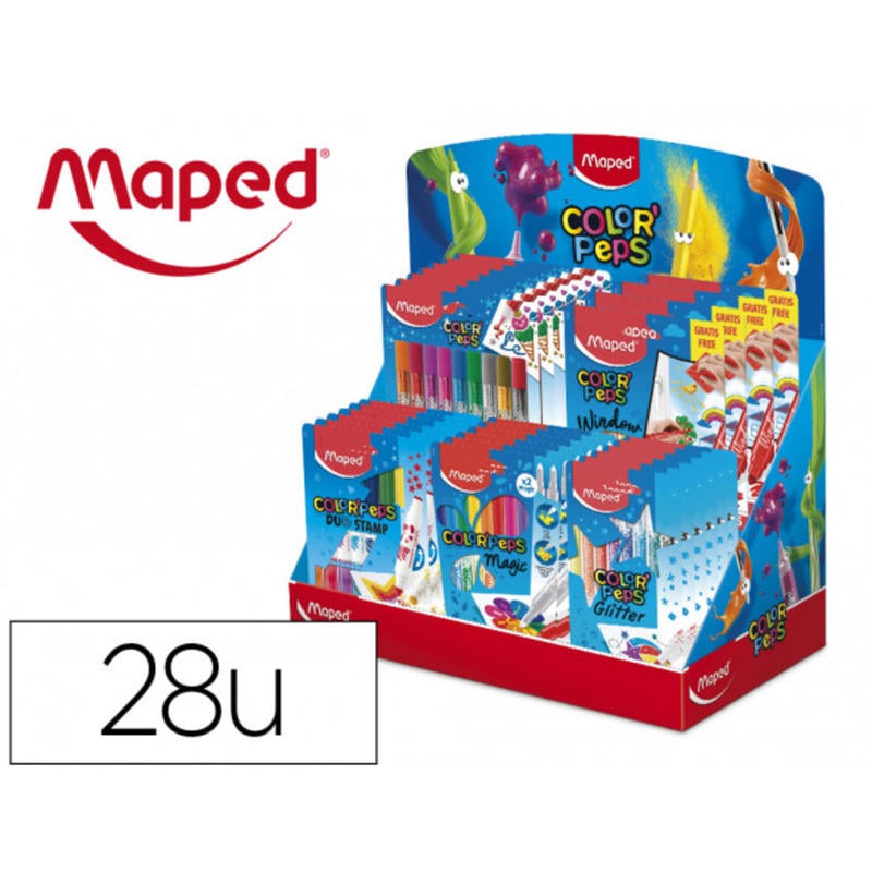 Expositor maped mini artist 28 unidades surtidas