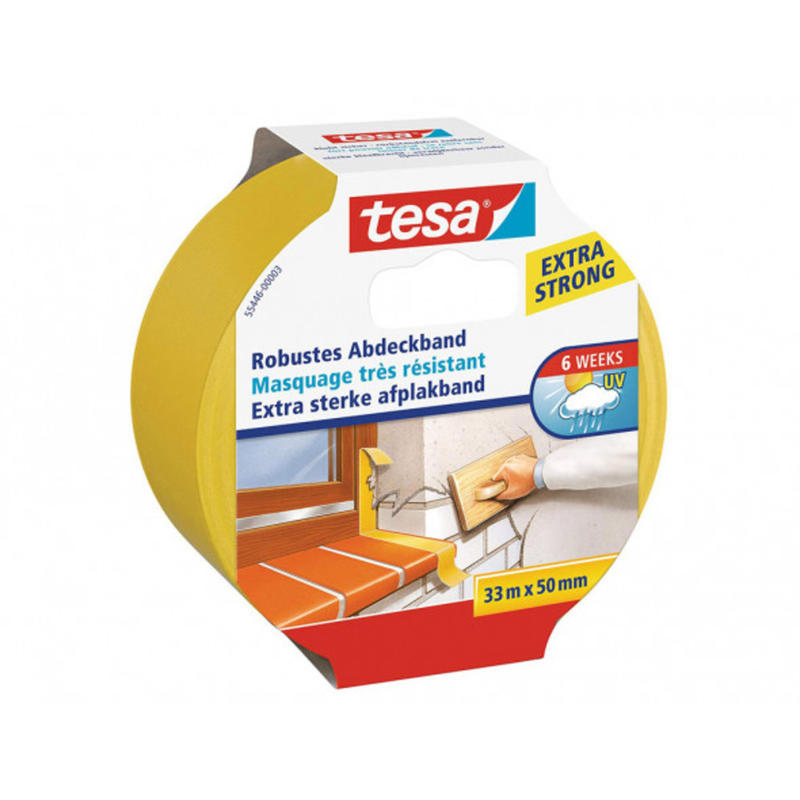 Cinta adhesiva tesa transparente 33 mt x 19 mm en caja unitaria