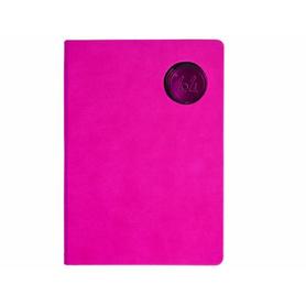 Agenda encuadernada liderpapel kilkis 8x15 cm 2021 semana vista color rosa papel 70 gr