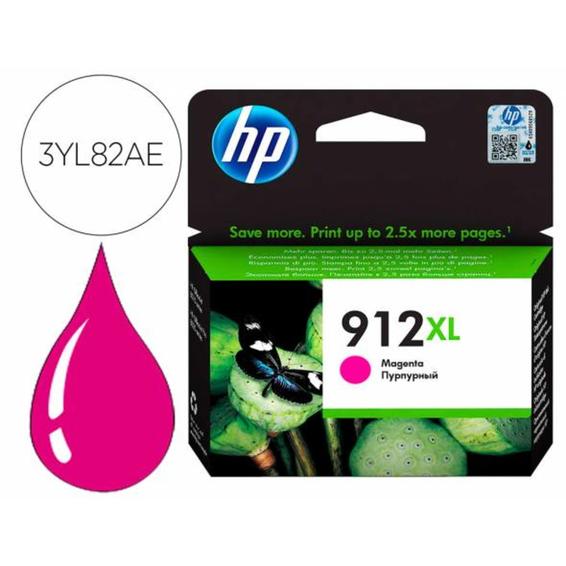 Ink-jet hp 912 xl officejet 8010 / 8020 / 8035 magenta 825 pag