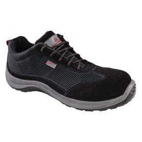 Zapatos de seguridad deltaplus asti piel de serraje afelpado suela de composite negro talla 41