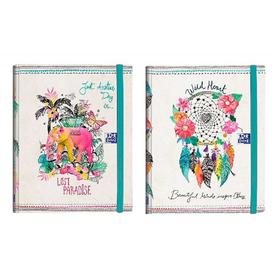 Carpeta oxford gomas tres solapas tapa forrada din a4+ boho dream