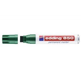 Rotulador edding marcador permanente 850 verde punta biselada 5-15 mm recargable