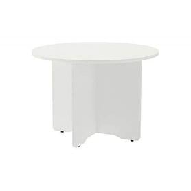 Mesa de reunion rocada meeting 3005aw04 estructura madera blanco aluminio en aspas tablero blanco 100 cm