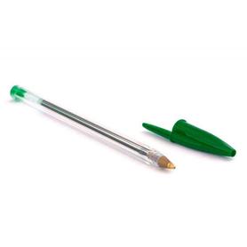 Boligrafo bic cristal verde -unidad